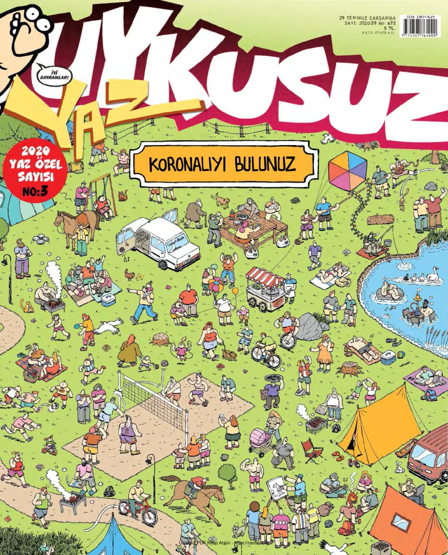 Uykusuz 2020 Sayı 672 kapak görseli