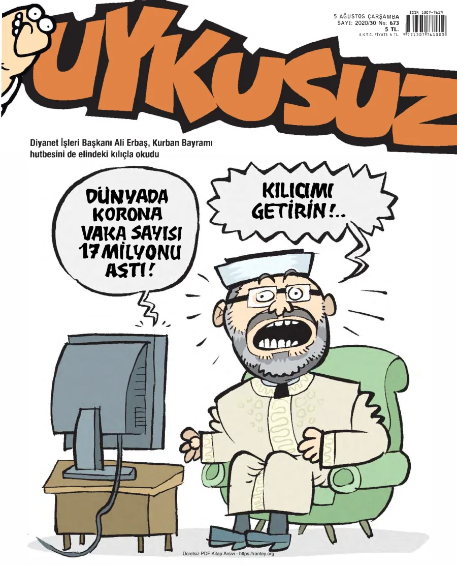 Uykusuz 2020 Sayı 673 kapak görseli