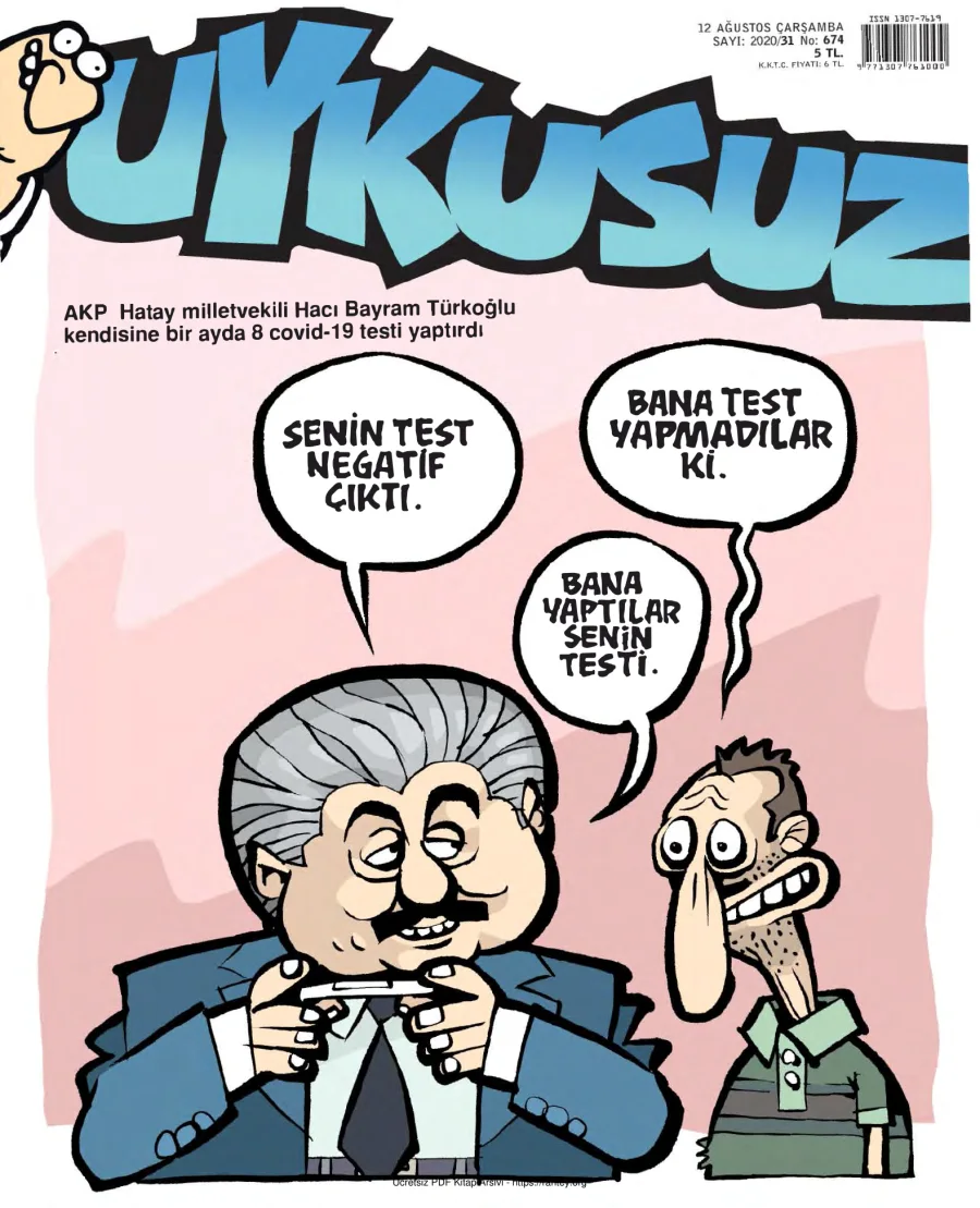 Uykusuz 2020 Sayı 674 kapak görseli
