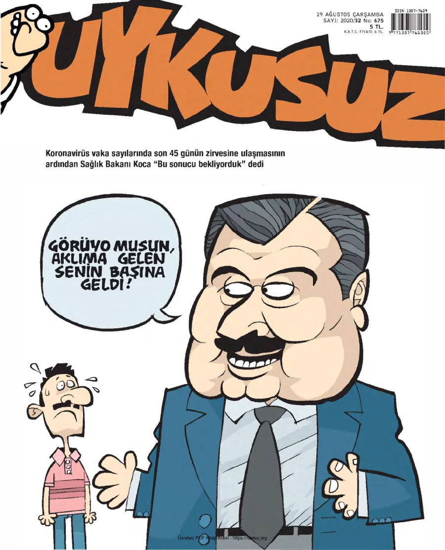 Uykusuz 2020 Sayı 675 kapak görseli