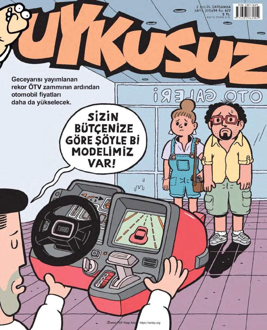 Uykusuz 2020 Sayı 677 kapak görseli