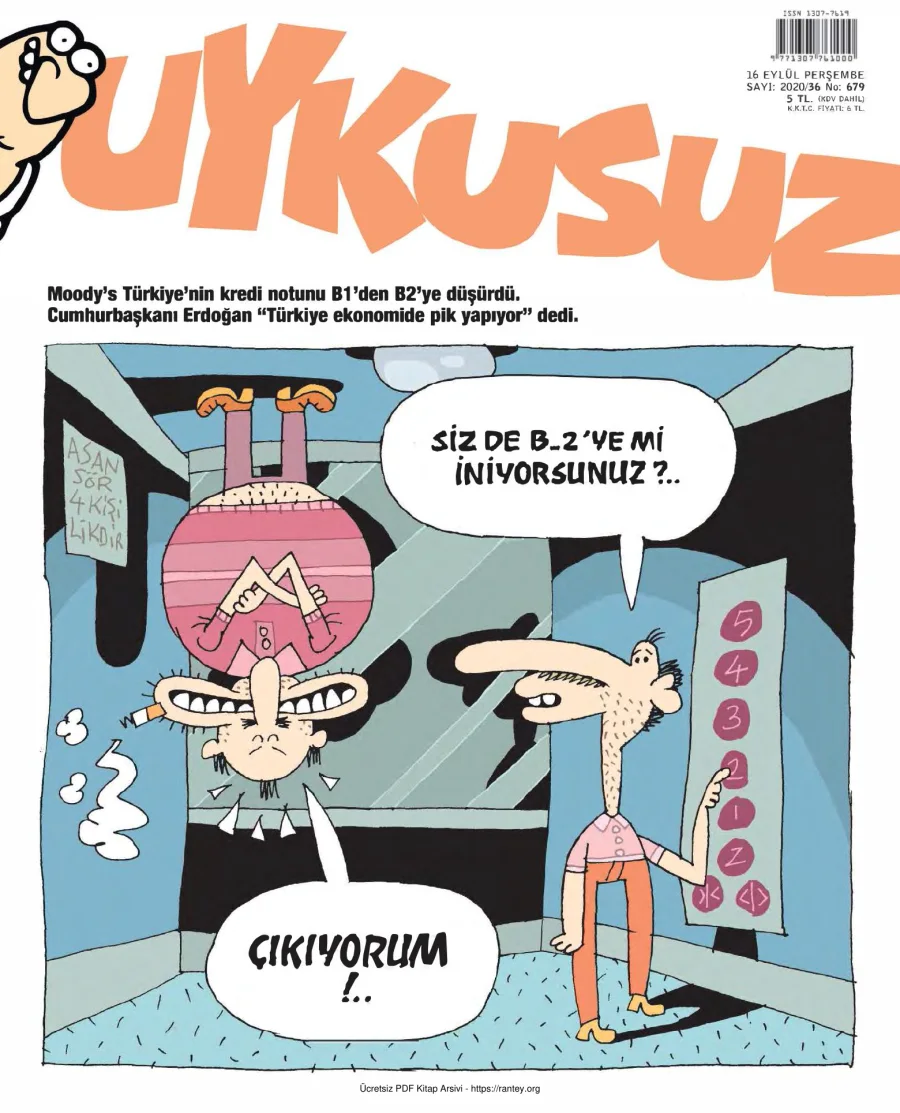 Uykusuz 2020 Sayı 679 kapak görseli