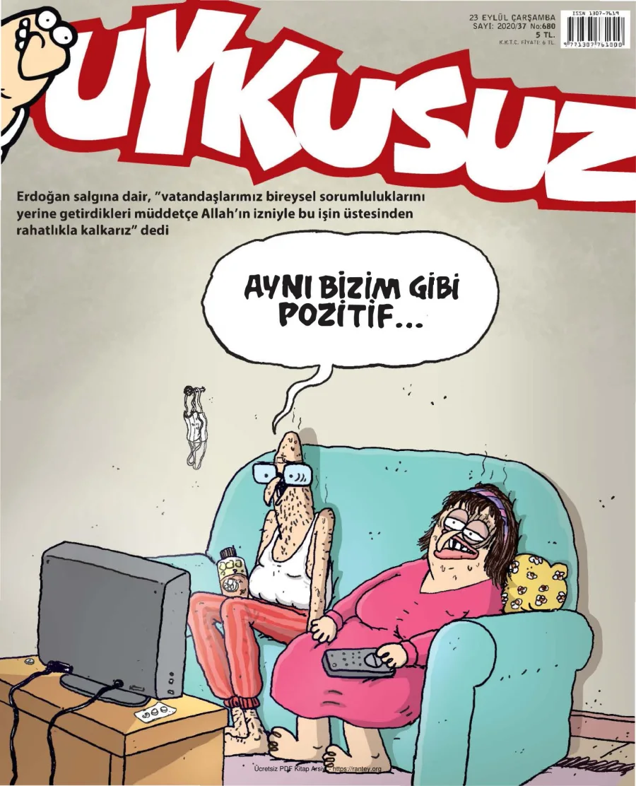 Uykusuz 2020 Sayı 680 kapak görseli