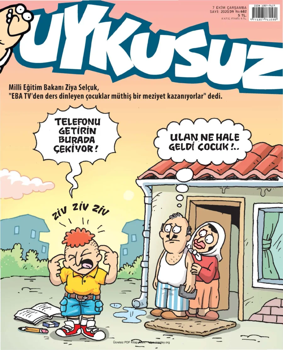 Uykusuz 2020 Sayı 682 kapak görseli