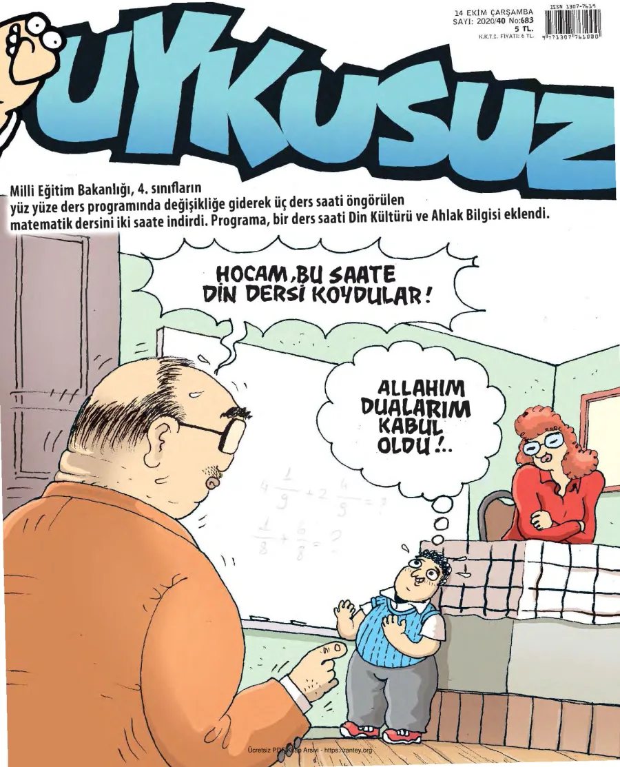 Uykusuz 2020 Sayı 683 kapak görseli