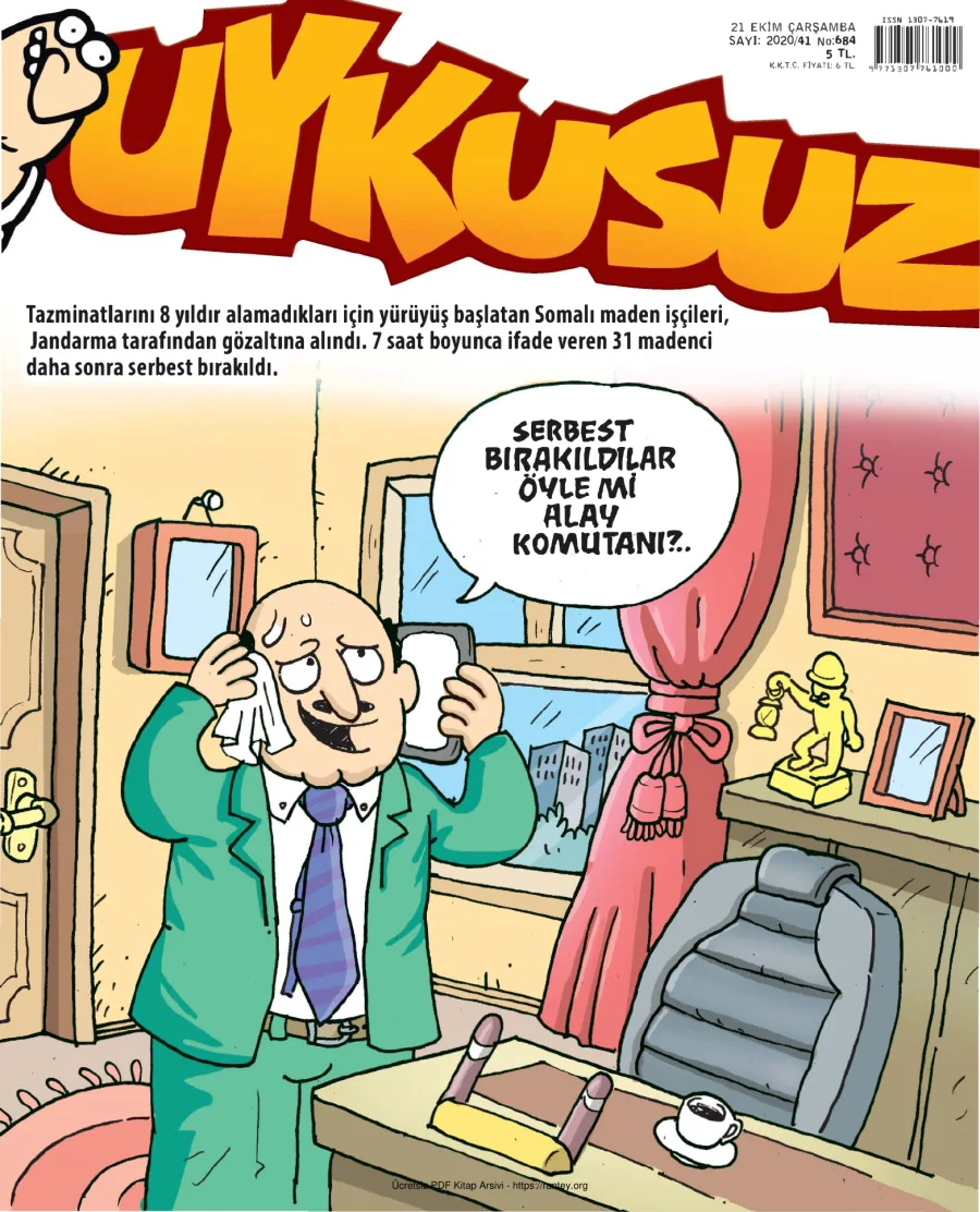 Uykusuz 2020 Sayı 684 kapak görseli