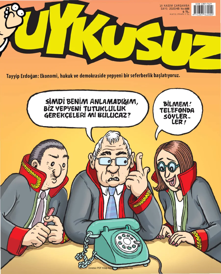 Uykusuz 2020 Sayı 688 kapak görseli