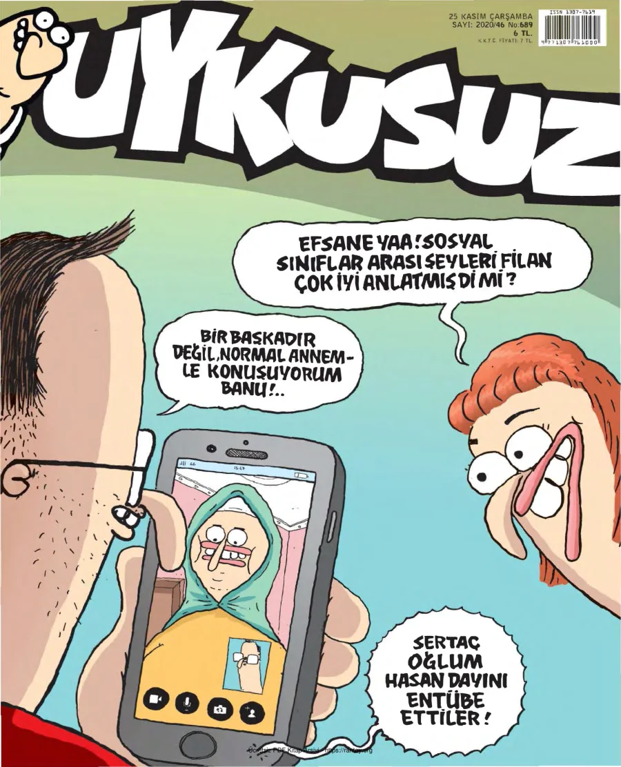 Uykusuz 2020 Sayı 689 kapak görseli