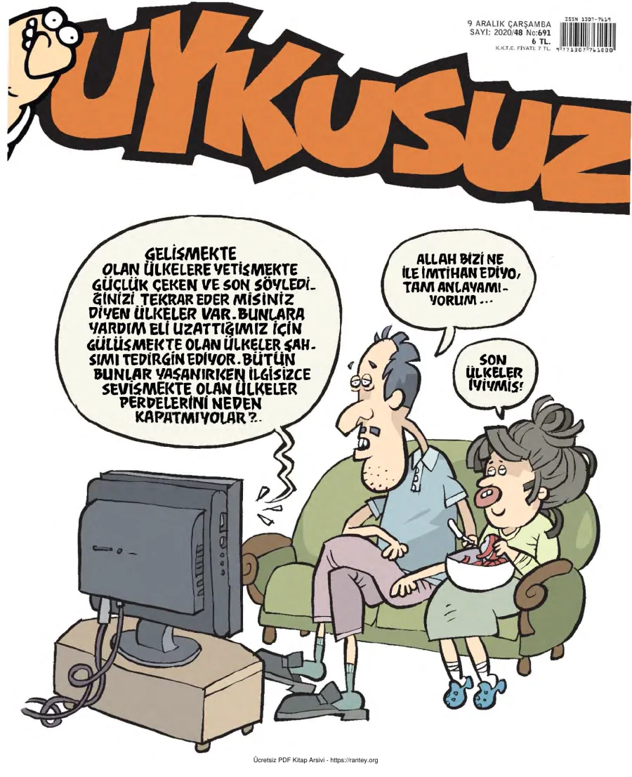 Uykusuz 2020 Sayı 691 kapak görseli