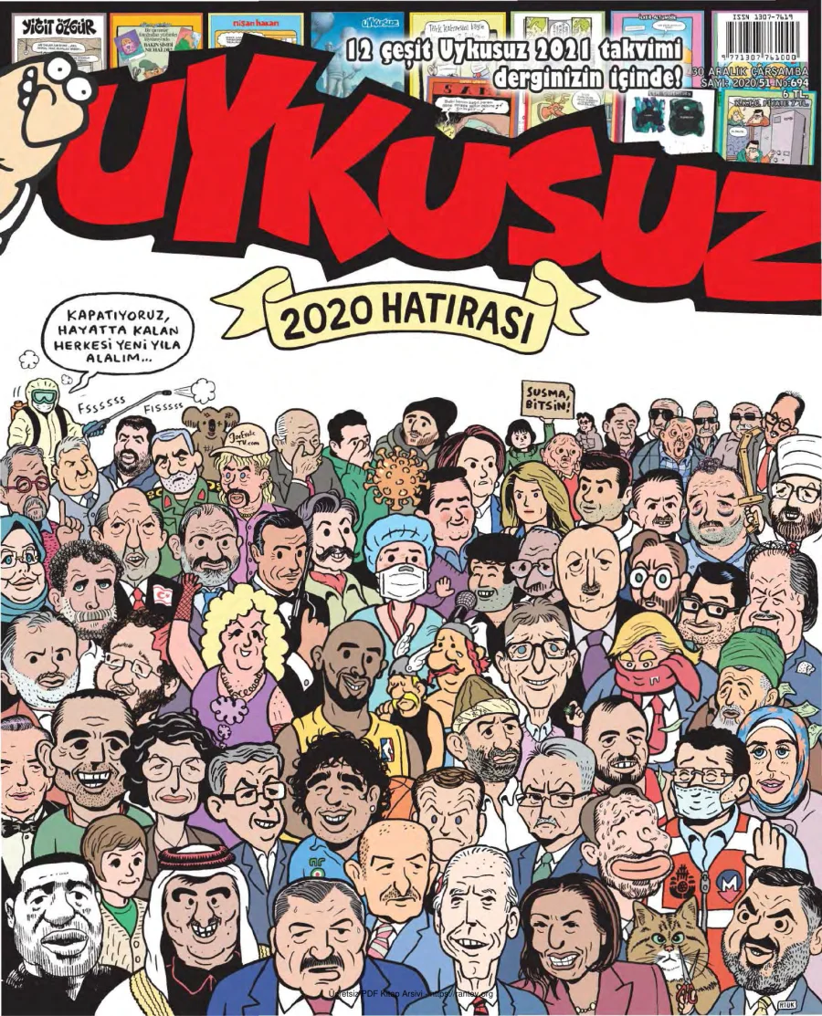 Uykusuz 2020 Sayı 694 kapak görseli