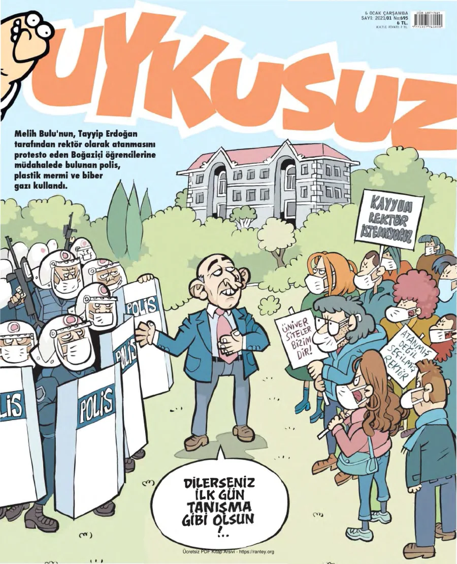Uykusuz 2021 Sayı 695 kapak görseli