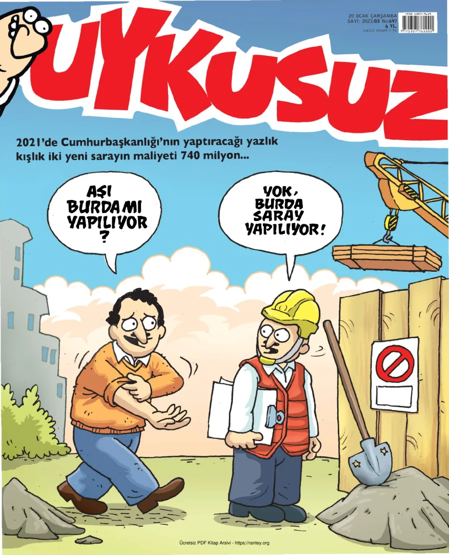 Uykusuz 2021 Sayı 697 kapak görseli