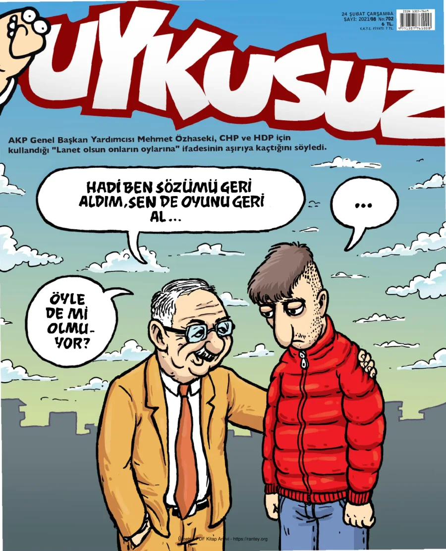 Uykusuz 2021 Sayı 702 kapak görseli