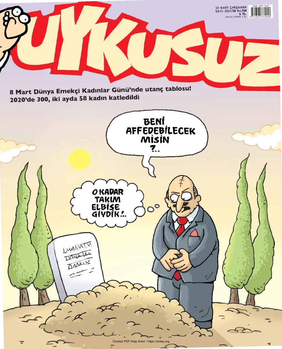 Uykusuz 2021 Sayı 704 kapak görseli