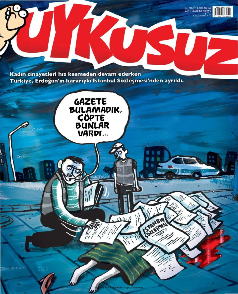 Uykusuz 2021 Sayı 706 kapak görseli