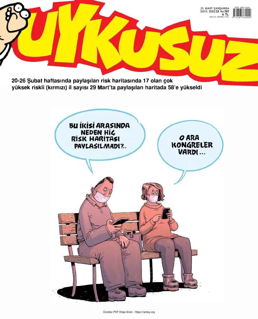 Uykusuz 2021 Sayı 707 kapak görseli