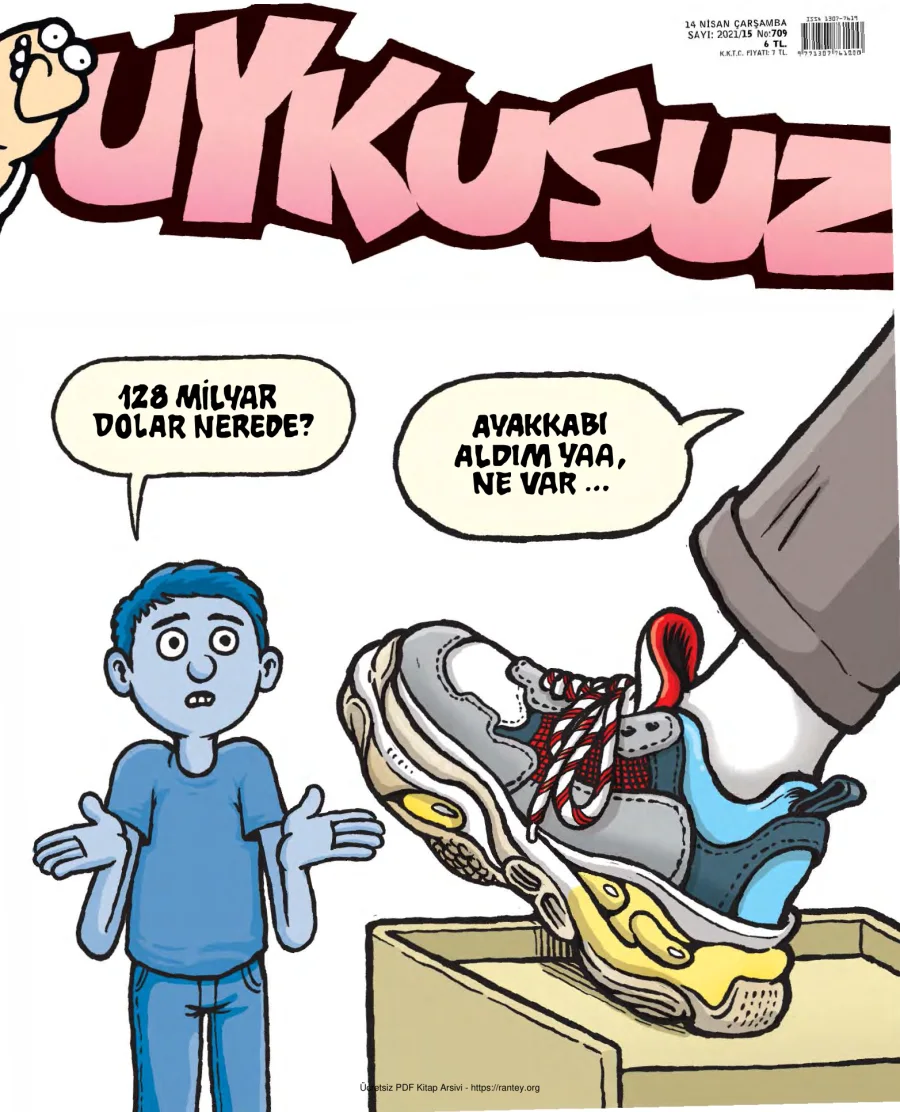 Uykusuz 2021 Sayı 709 kapak görseli