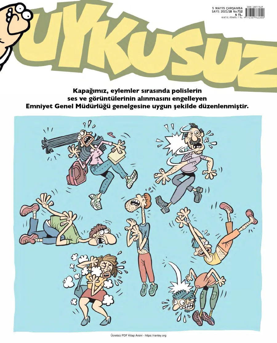 Uykusuz 2021 Sayı 712 kapak görseli