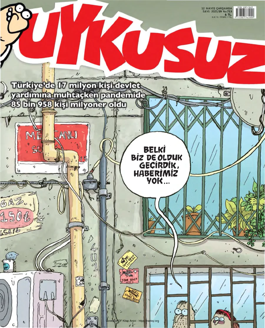 Uykusuz 2021 Sayı 713 kapak görseli