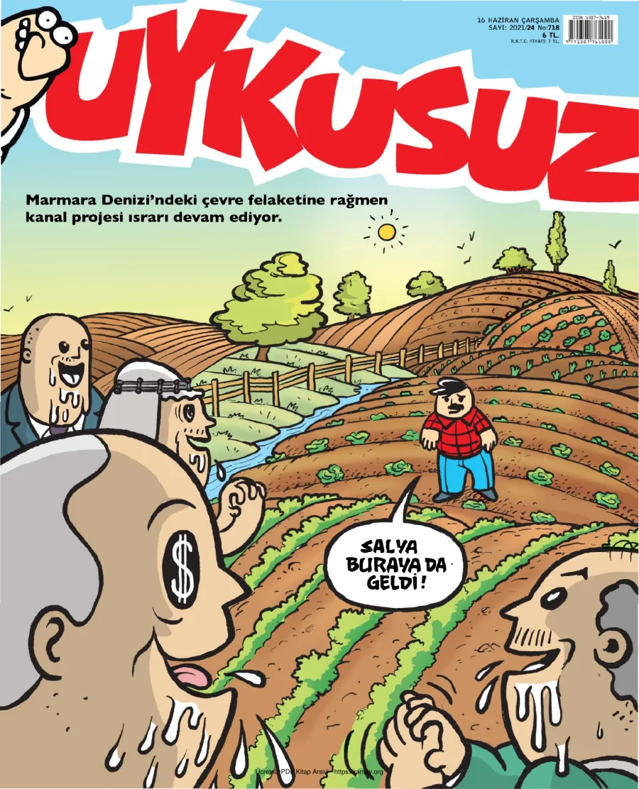 Uykusuz 2021 Sayı 718 kapak görseli