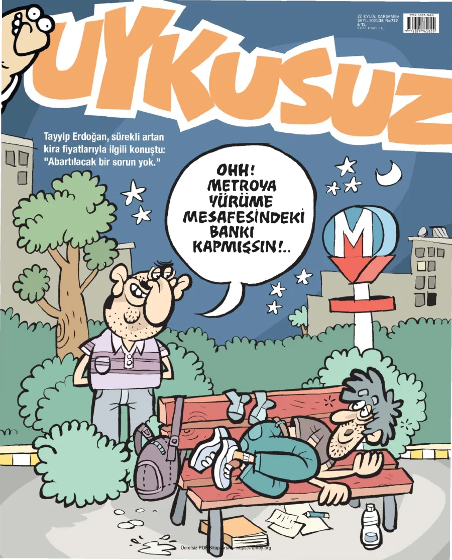 Uykusuz 2021 Sayı 732 kapak görseli