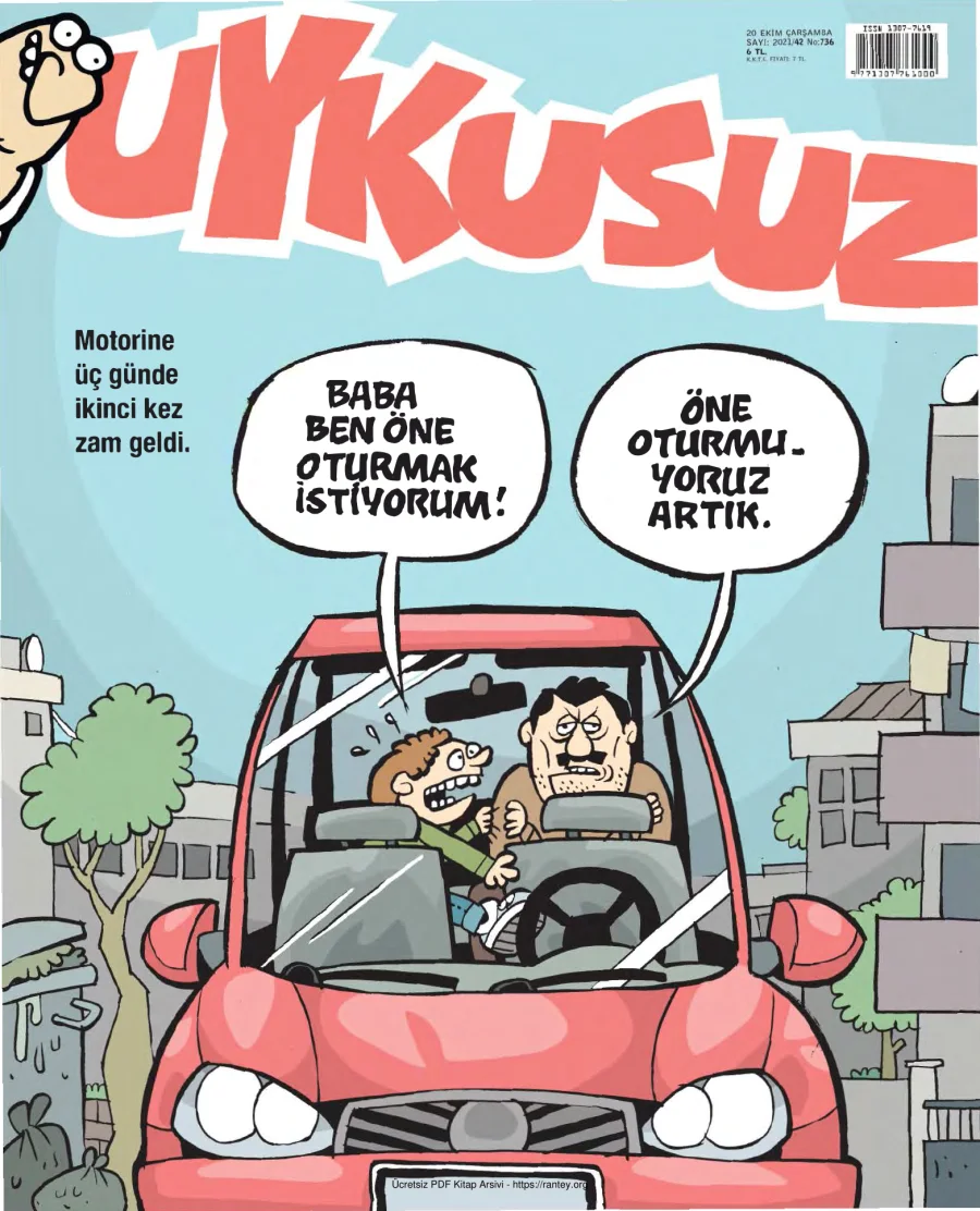 Uykusuz 2021 Sayı 736 kapak görseli
