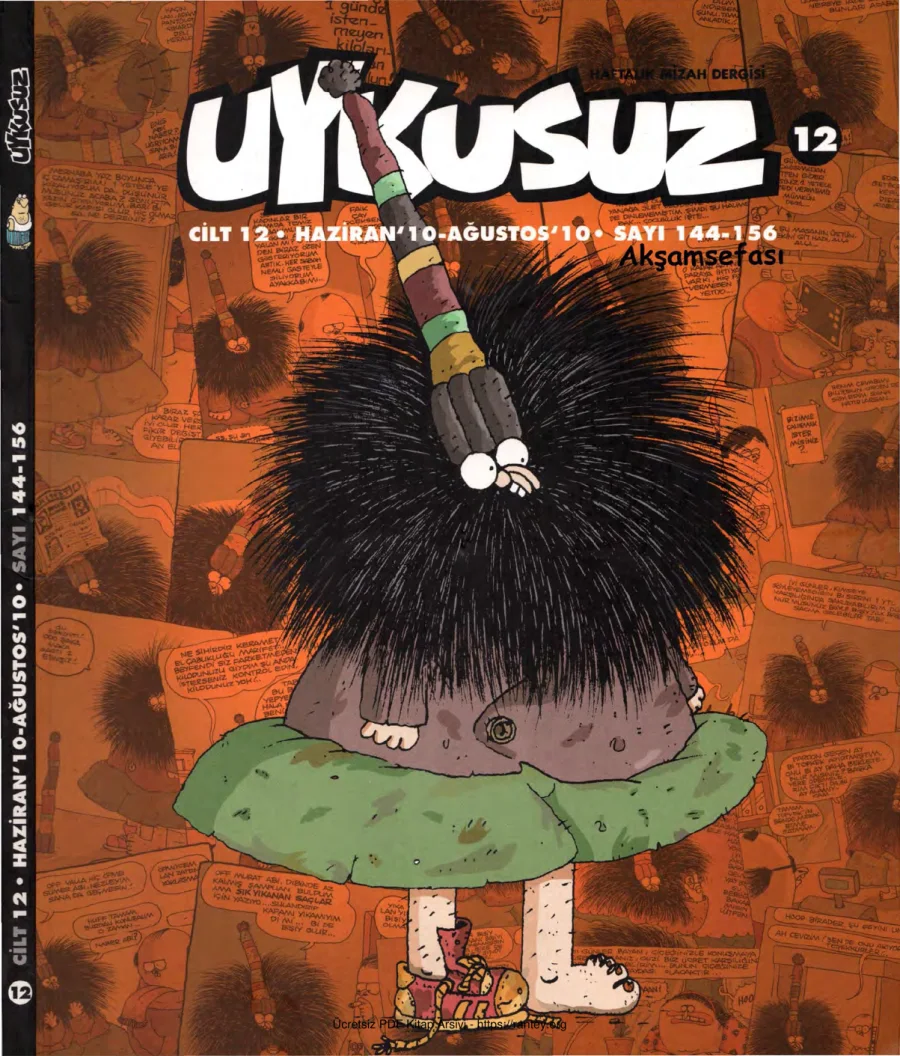 Uykusuz Cilt 12 Sayı 144 156 2010 kapak görseli