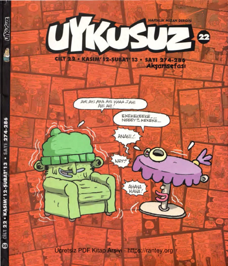Uykusuz Cilt 22 Sayı 274 286 2012 kapak görseli
