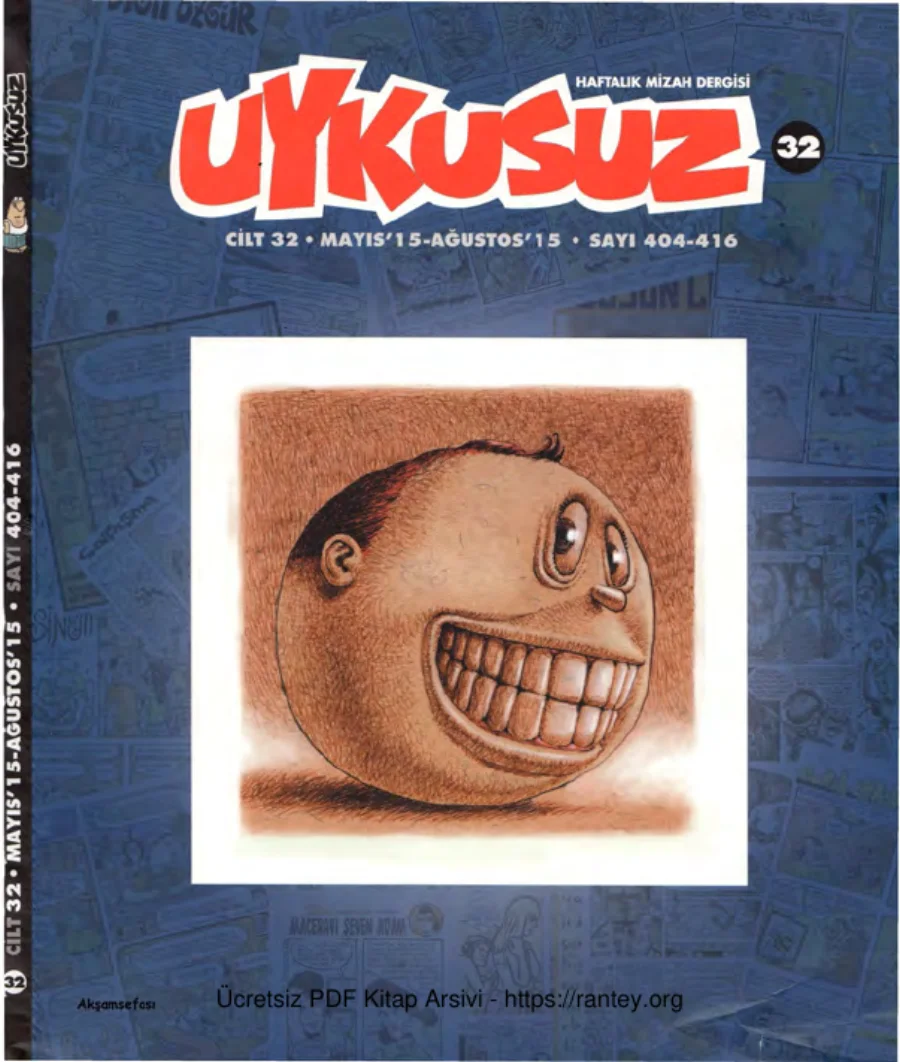 Uykusuz Cilt 32 Sayı 404 416 2015 kapak görseli