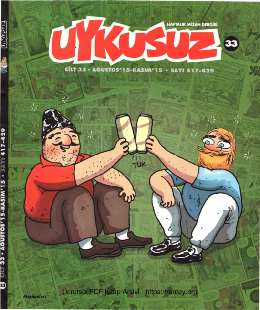 Uykusuz Cilt 33 Sayı 417 429 2015 kapak görseli