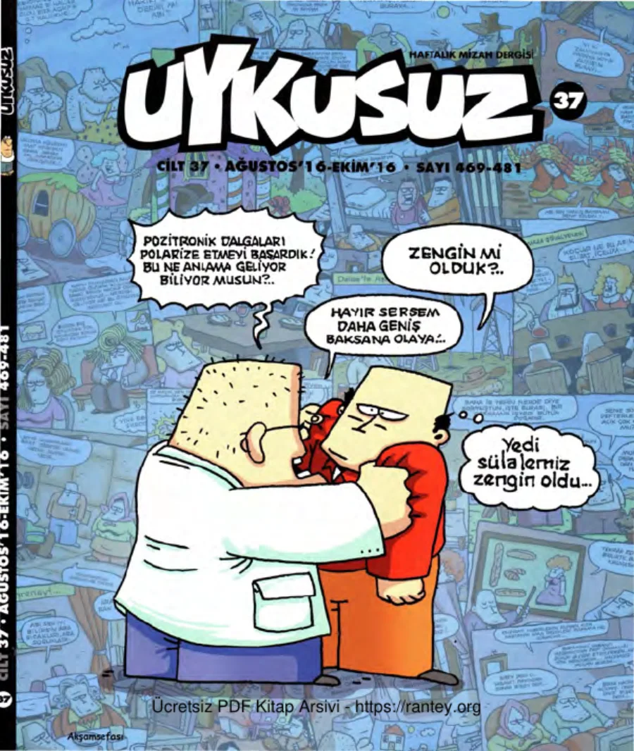 Uykusuz Cilt 37 Sayı 469 481 2016 kapak görseli