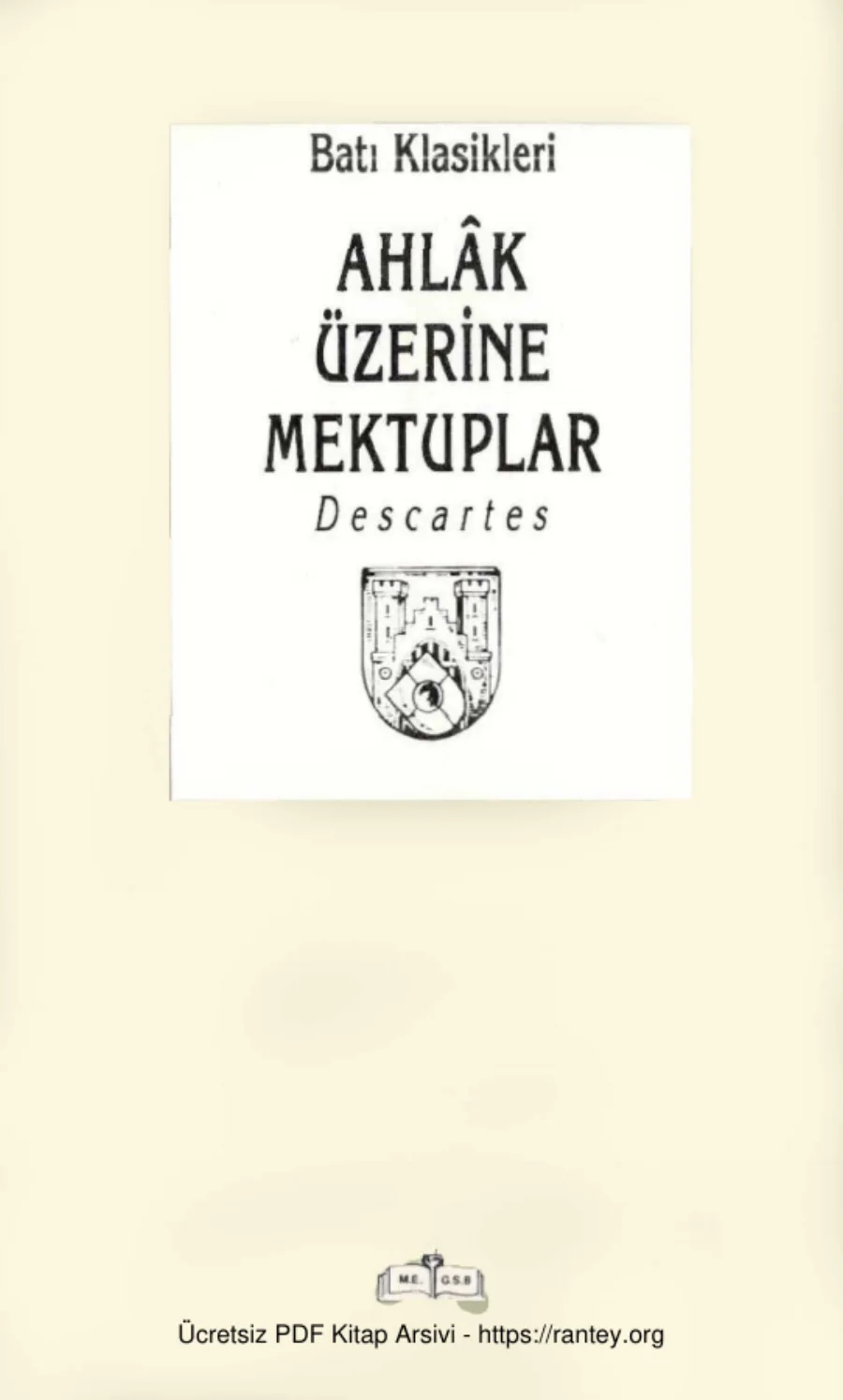 Üzerine Mektuplar MEB Yayınları kapak görseli