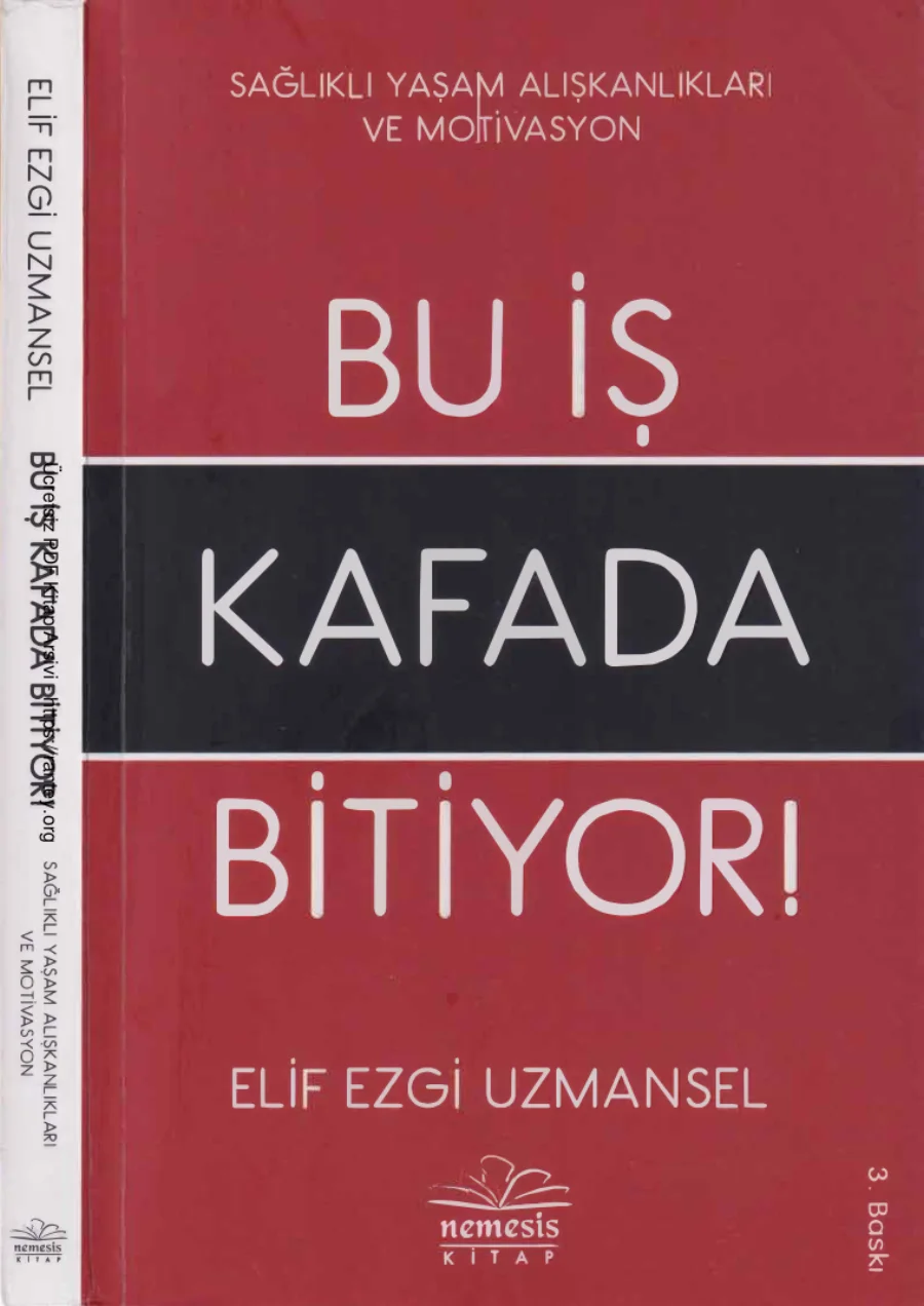 Uzmansel Bu İş Kafada Bitiyor Nemesis Yayınları kapak görseli