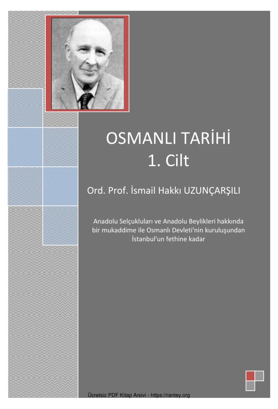 Uzunçarşılı Osmanlı Tarihi Cilt 1 kapak görseli