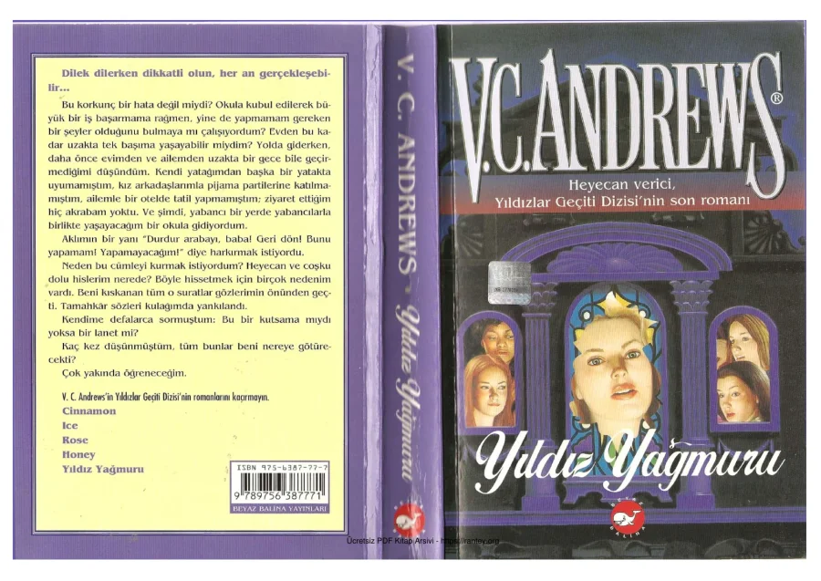 V C Andrews Yıldızlar Geçidi 5 Yıldız Yağmuru kapak görseli