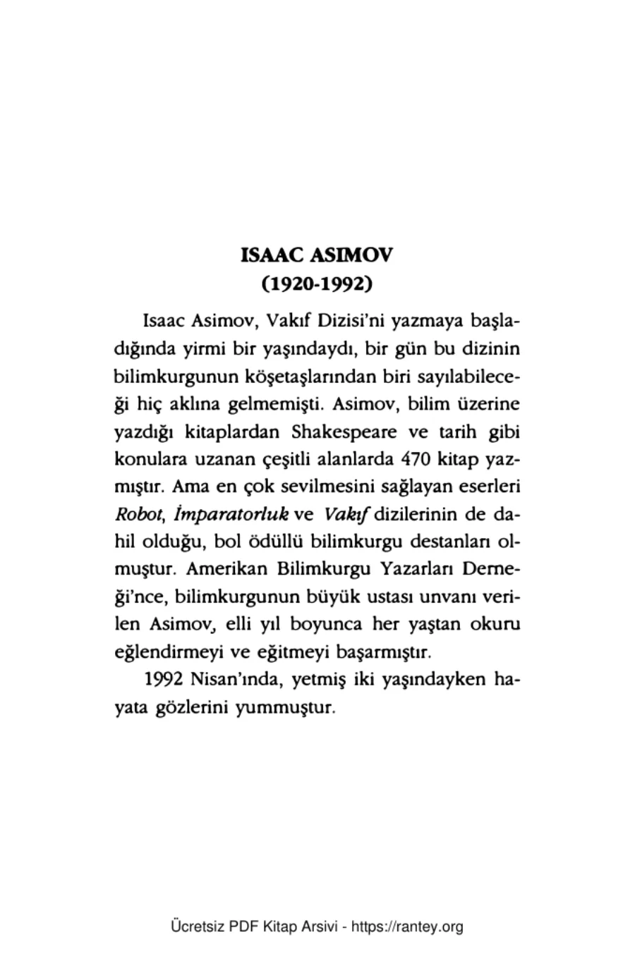 Vakıf ve Dünya kapak görseli