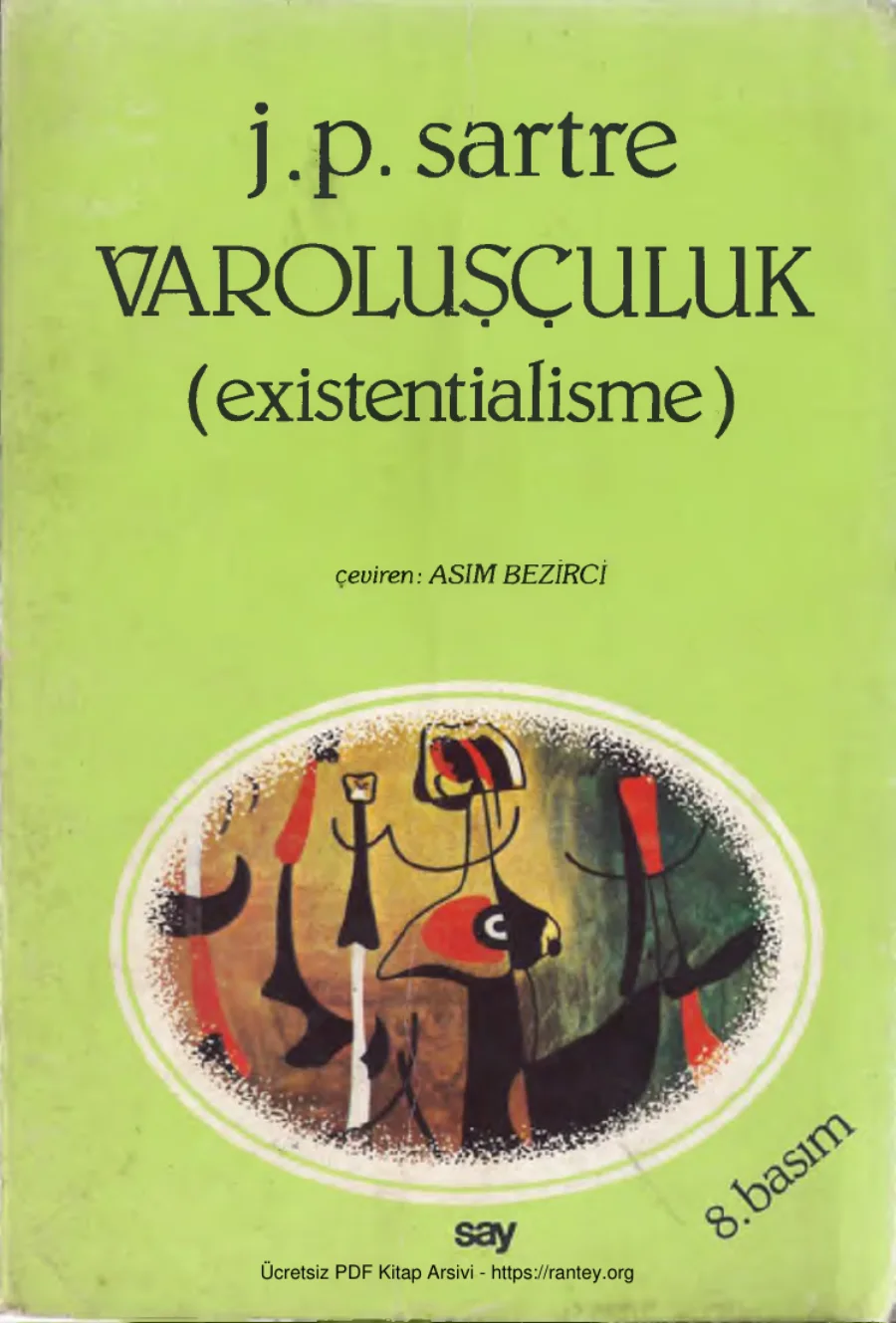 Varoluşçuluk kapak görseli