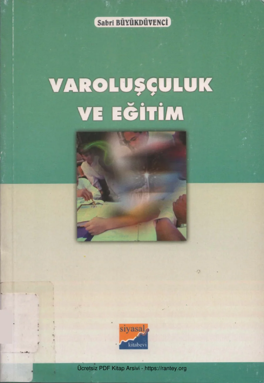 Varoluşçuluk ve Eğitim Siyasal Yayınları kapak görseli