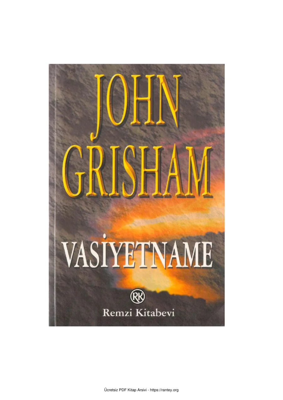 Vasiyetname kapak görseli
