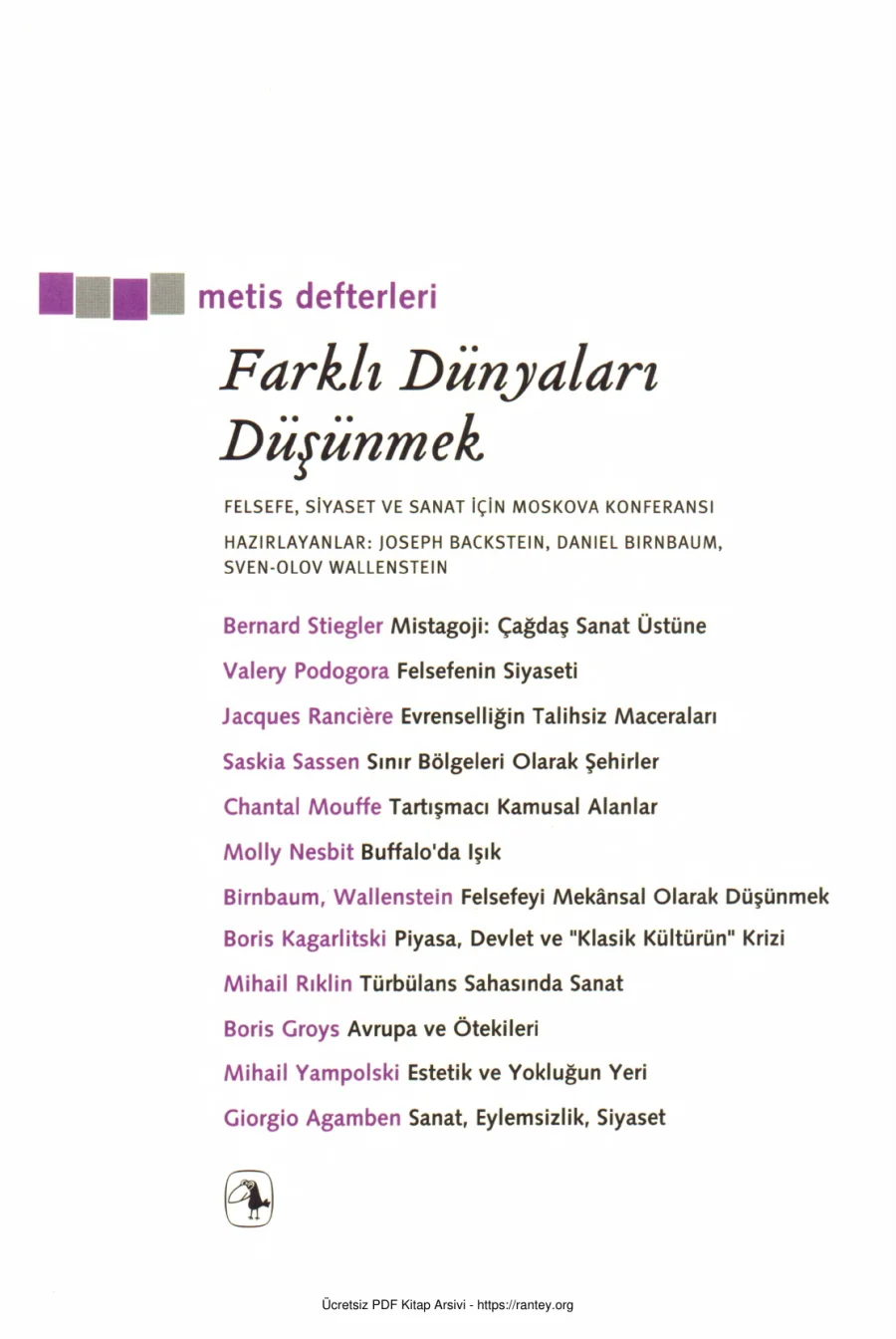 Farklı Dünyaları Düşünmek kapak görseli