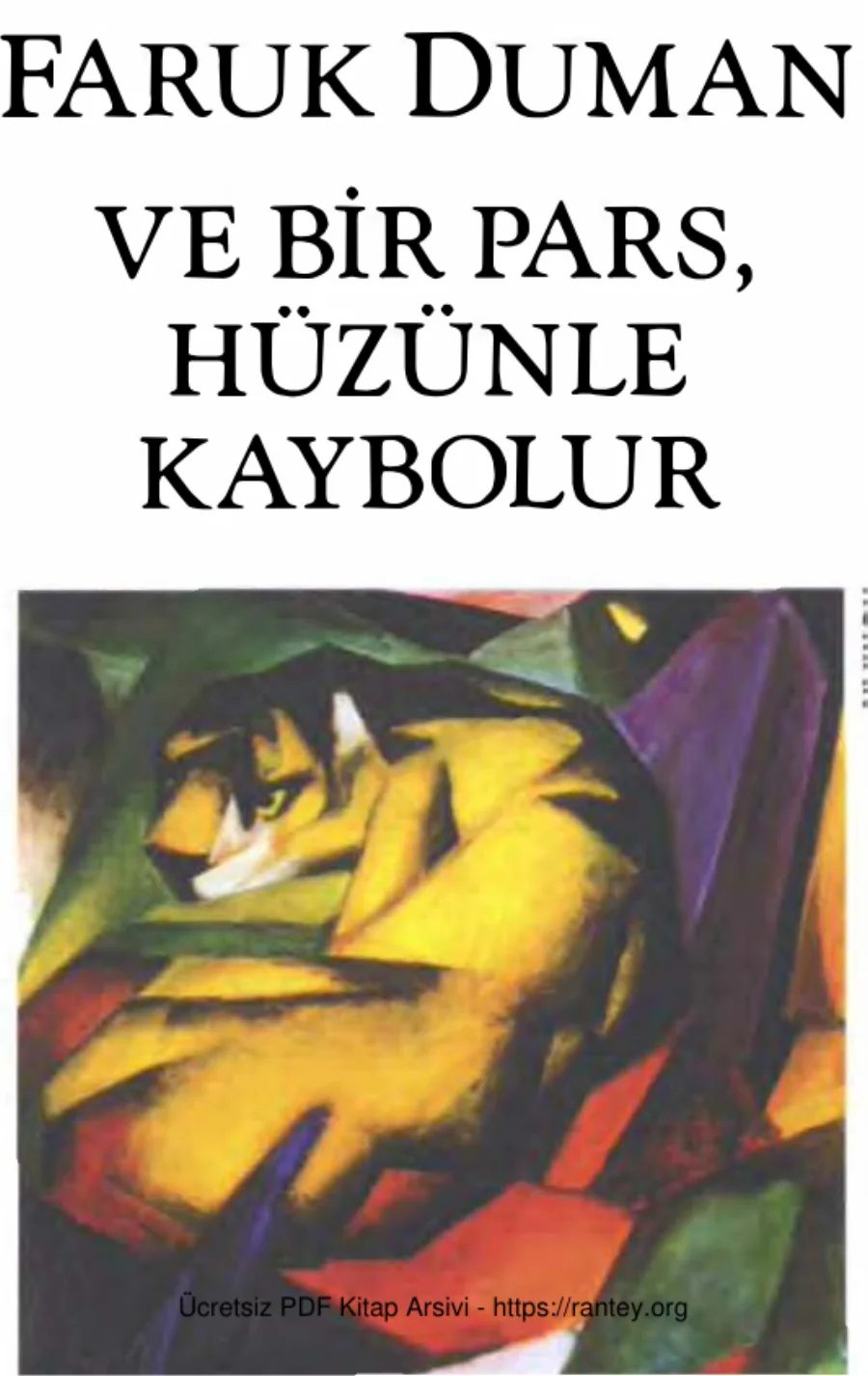 Ve Bir Pars Hüzünle Kaybolur kapak görseli