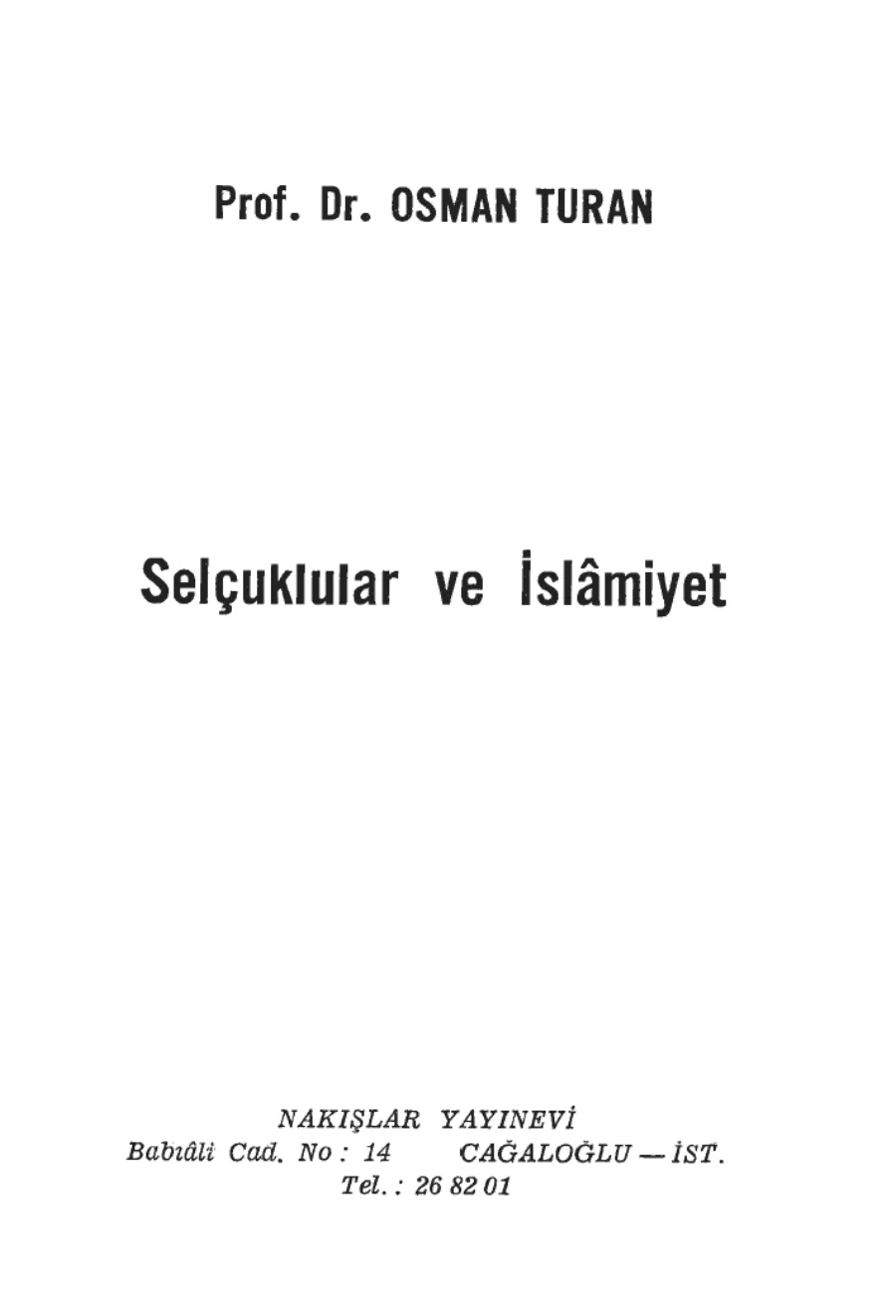 ve İslamiyet Nakışlar Yayınevi kapak görseli