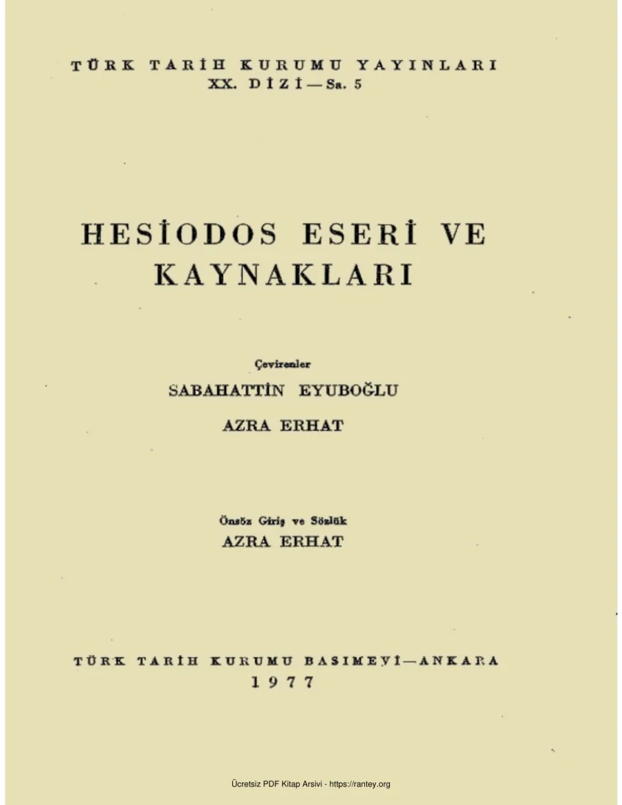 ve Kaynakları kapak görseli