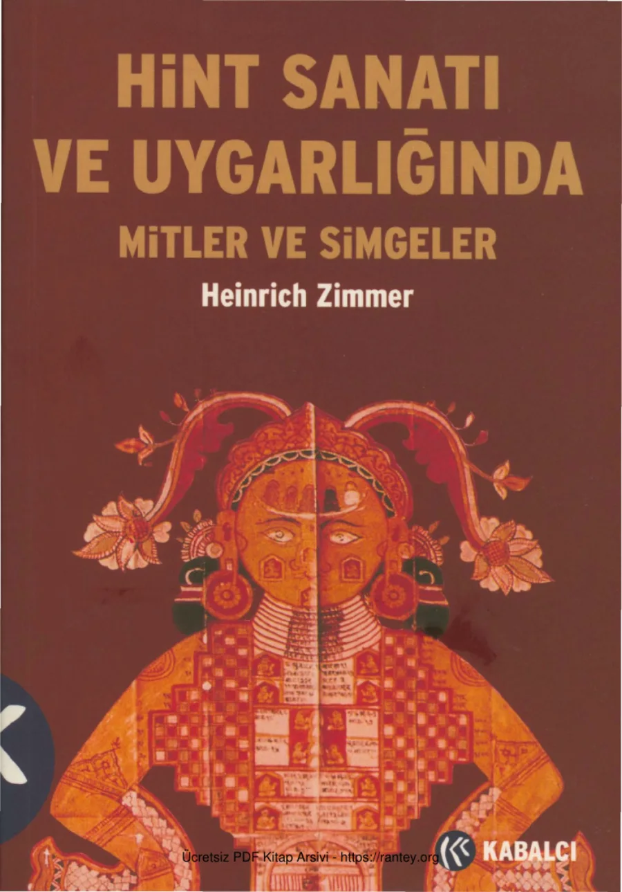 ve Uygarlığında Mitler ve Simgeler Heinrich Zimmer kapak görseli