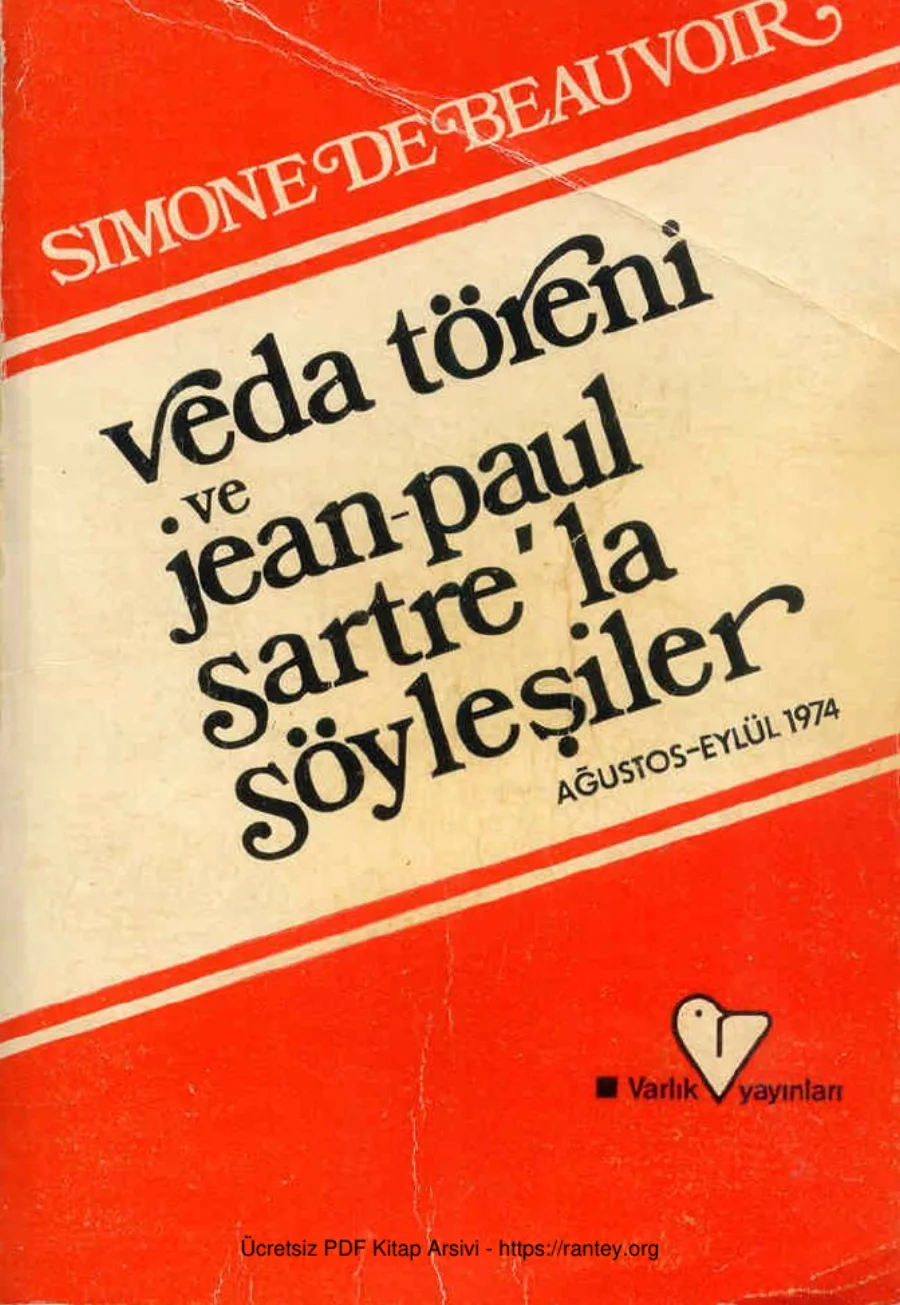 Veda Töreni ve Sartre'la Söyleşiler kapak görseli