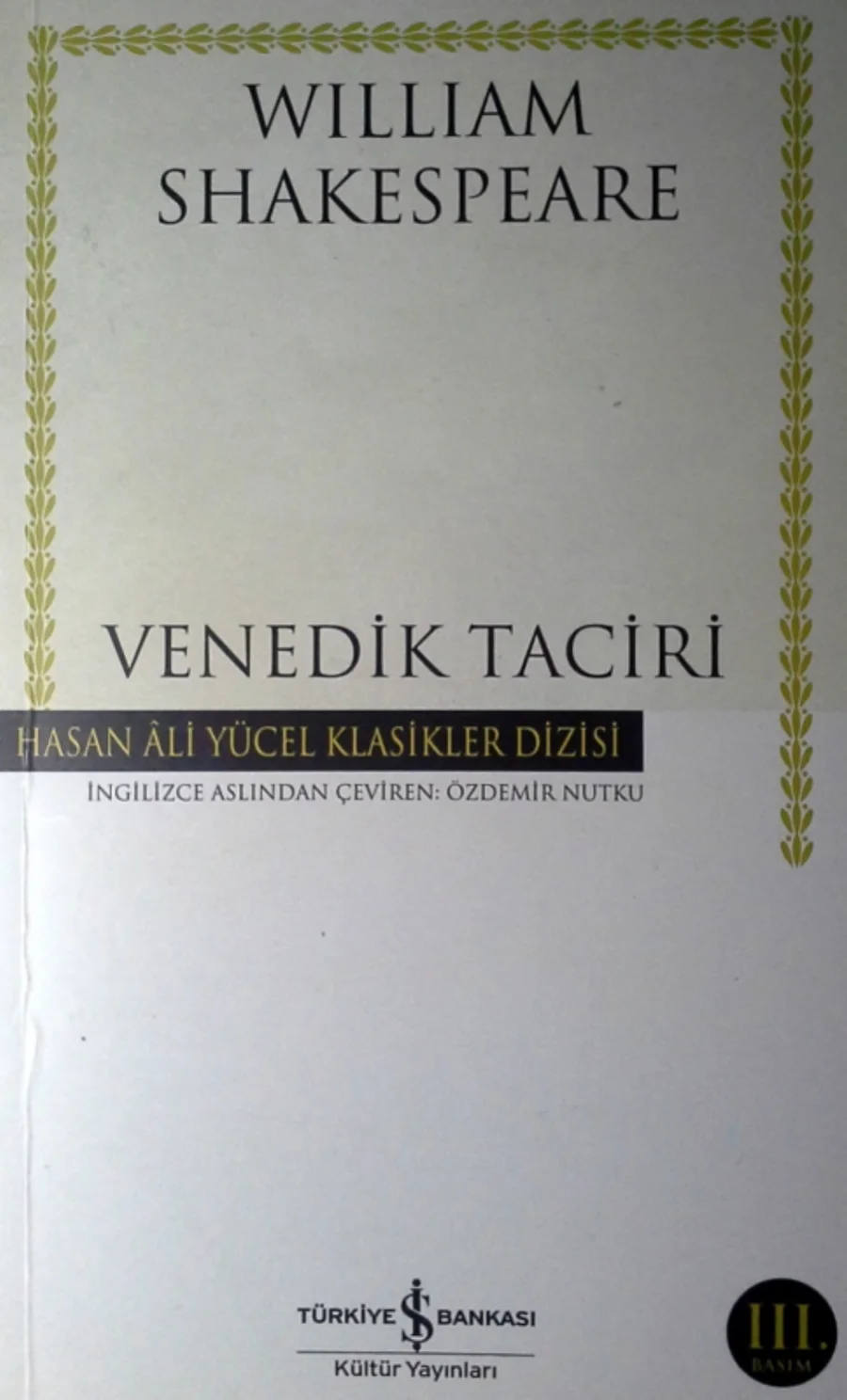 Venedik TaciriWilliam Shakespeare Kral IV Henry kapak görseli
