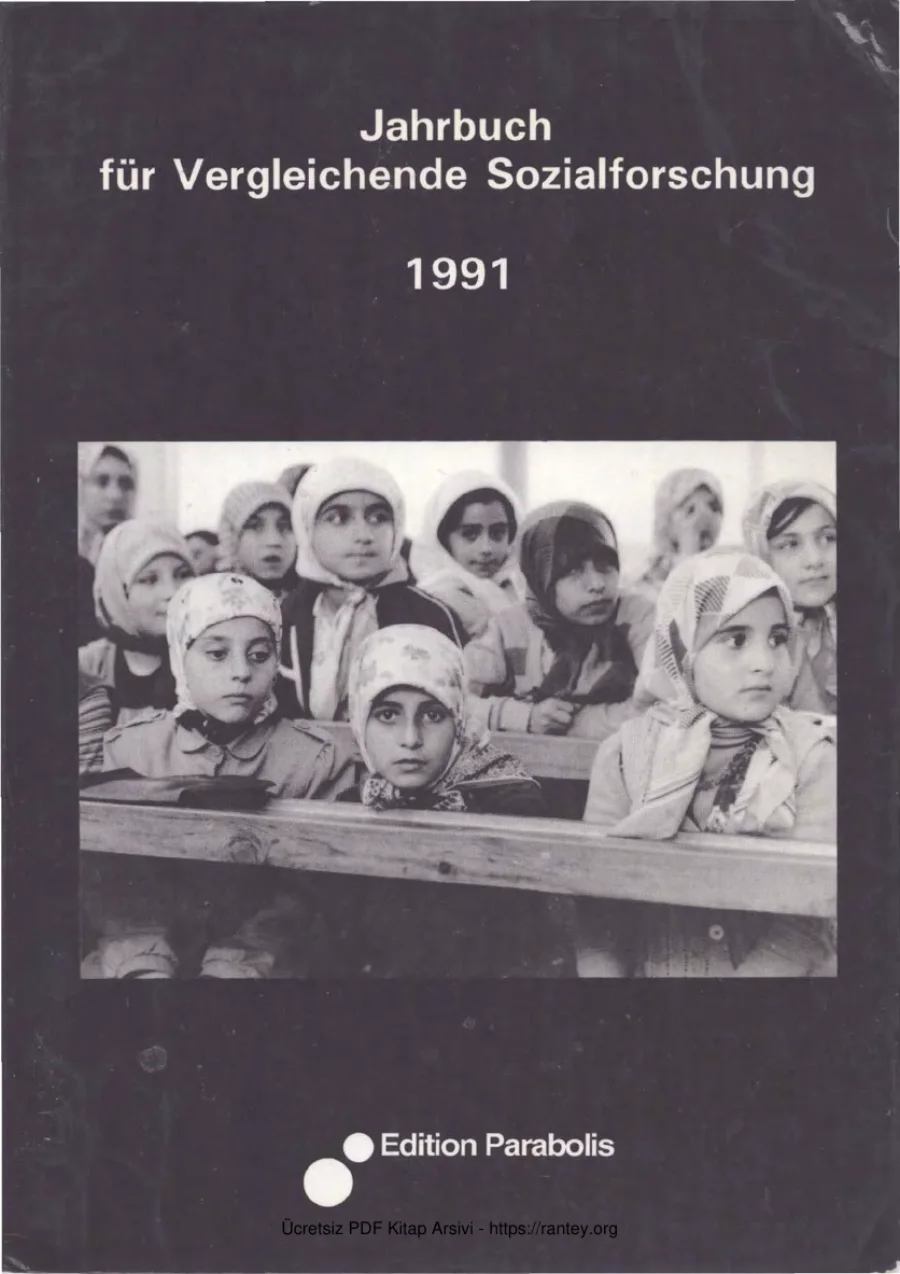 VerleichendeSozialforschung 1991 Edition Parabolis kapak görseli
