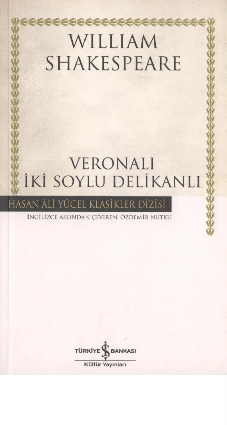 Veronalı İki Soylu Delikanlı kapak görseli