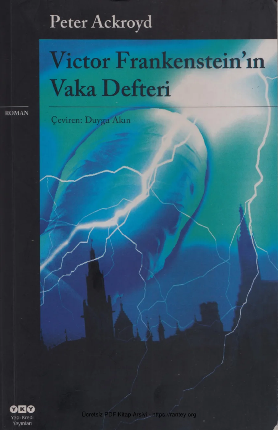 Victor Frankensteinın Vaka Defteri kapak görseli