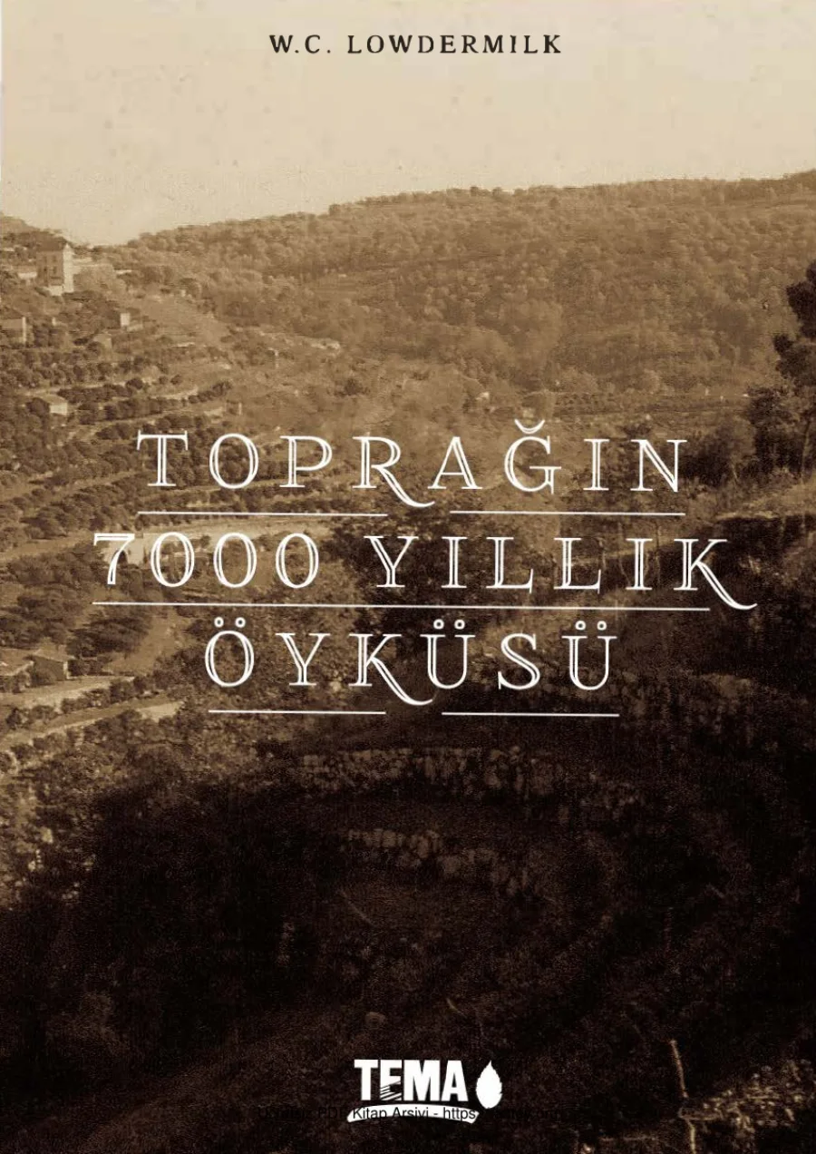 W C Lowdermilk Toprağın 7000 Yıllık Öyküsü kapak görseli